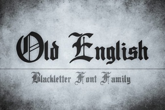 Designing with Historic Old English Fonts
