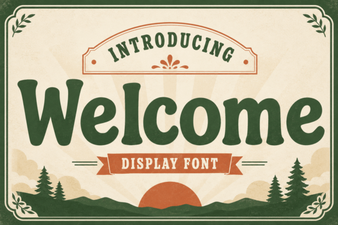 Create Warm & Welcoming Designs with a Welcome Font