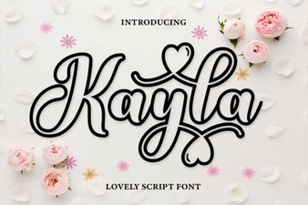 Kayla Outline Font for Clean Design Projects